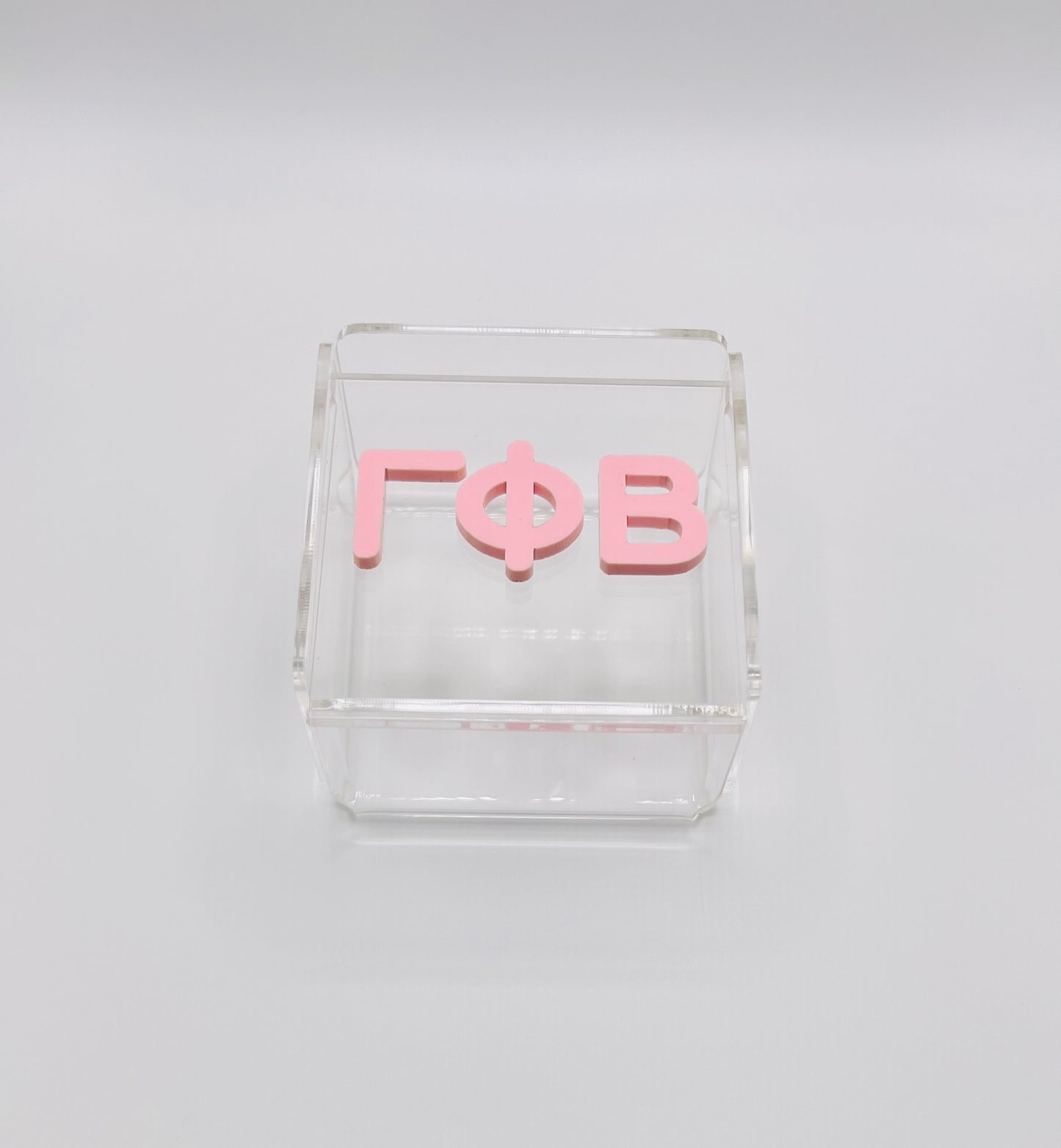 Sorority Appliqued Acrylic Keepsake Box - Small