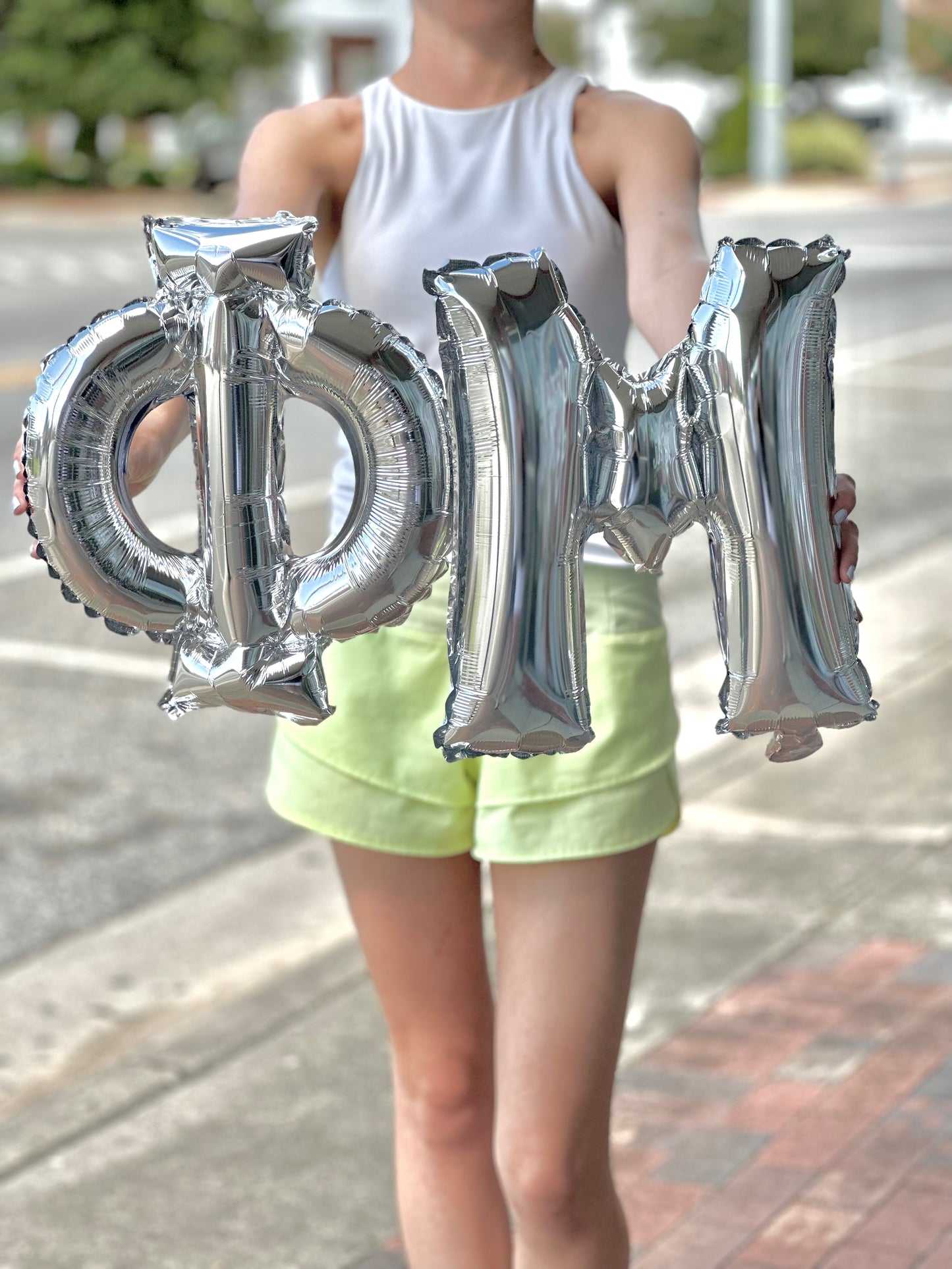 Greek Letter Balloons