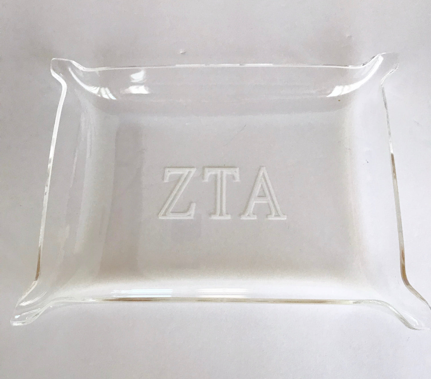 Sorority Acrylic Catchall Tray