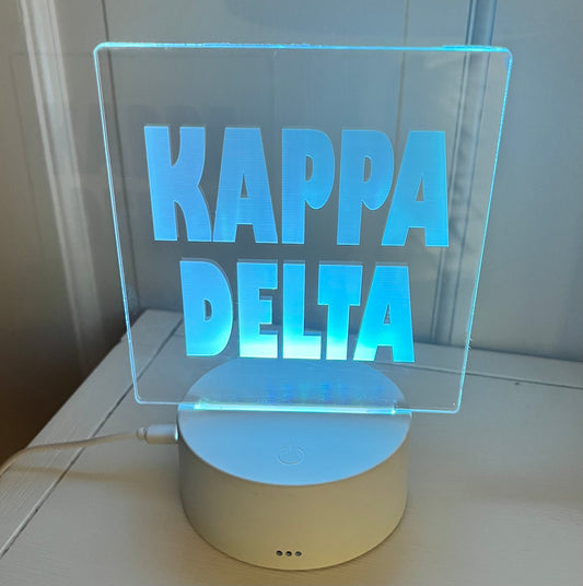 Sorority LED Nightlight and Remote